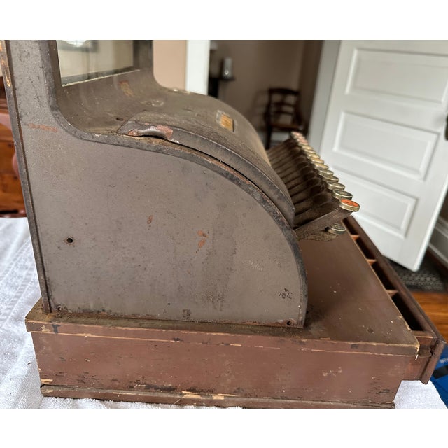 Metal Antique Cash Register For Sale - Image 7 of 15