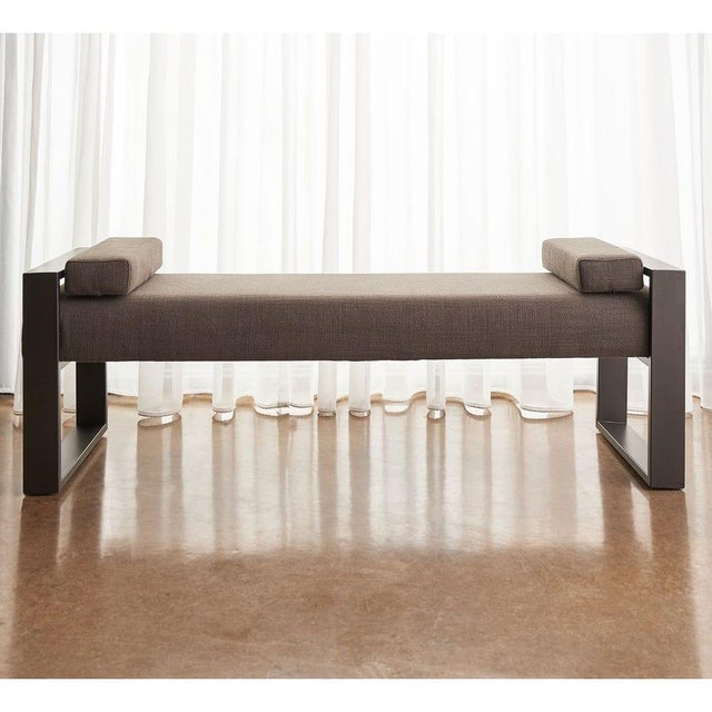 Metal Modern Strong Stylish Bench For Sale - Image 7 of 7