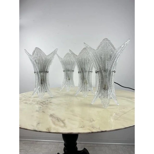 Murano Glass Wall Lights, Italy, 1990s, Set of 4 For Sale - Image 6 of 11