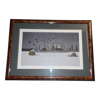 Bob Timberlake "First Light Flight" Offset Lithograph 2883/7755 Framed For Sale