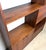 Brown Mid Century Danish Modern Style Walnut Wall Unit / Bookcase / Writing Desk / Cabinet For Sale - Image 8 of 12