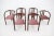 Wood Dining & Side Chairs from Ton, 1980s, Set of 6 For Sale - Image 7 of 9