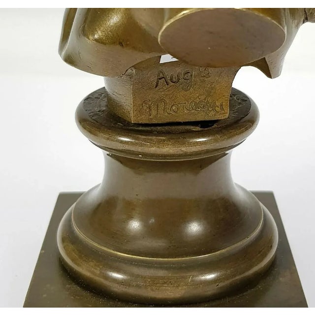 Antique French Bronze Angel Putto by Auguste Moreau For Sale - Image 4 of 8