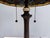 Glass Large Tiffany Style Table Lamp in Stained Glass with Floral Shade For Sale - Image 7 of 13