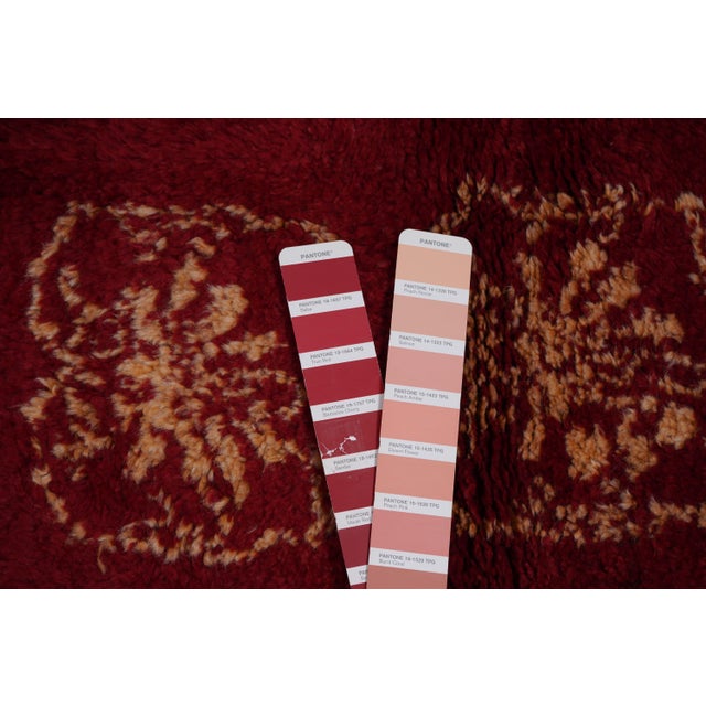 1960s Vintage Wool Turkish Tulu Rug 3'7'' X 7'7'' For Sale - Image 10 of 10