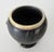 Charcoal C.1960's Italian Honed Black Marble & Brass Rimmed Vessel, Catchall With Lion Crest Rings For Sale - Image 8 of 18