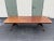 Banded Mahogany Double Pedestal Extension Dining Table- Clawfoot, Corded Edge- Circa 1980 For Sale - Image 6 of 12