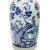 Late 19th Century 19th C. Chinese Late Qing Dynasty Blue and White / Celadon Porcelain Vase With Phoenix Decoration For Sale - Image 5 of 7