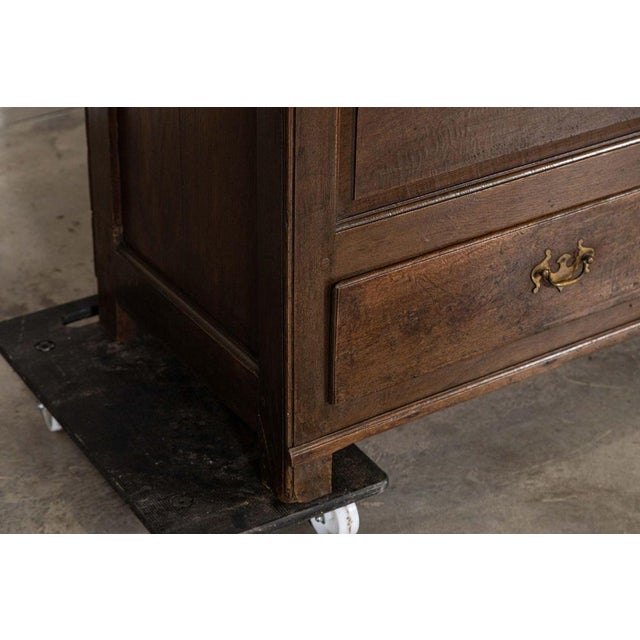 Large 18th Century English Oak Livery Cupboard, 1770s For Sale - Image 13 of 18