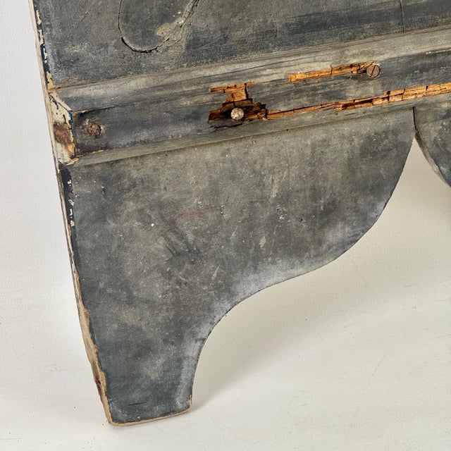 Salvaged Early 20th Century Antique Wood Trade Sign Advertising "Owen Brothers Clothing House", Hand Painted For Sale - Image 13 of 13