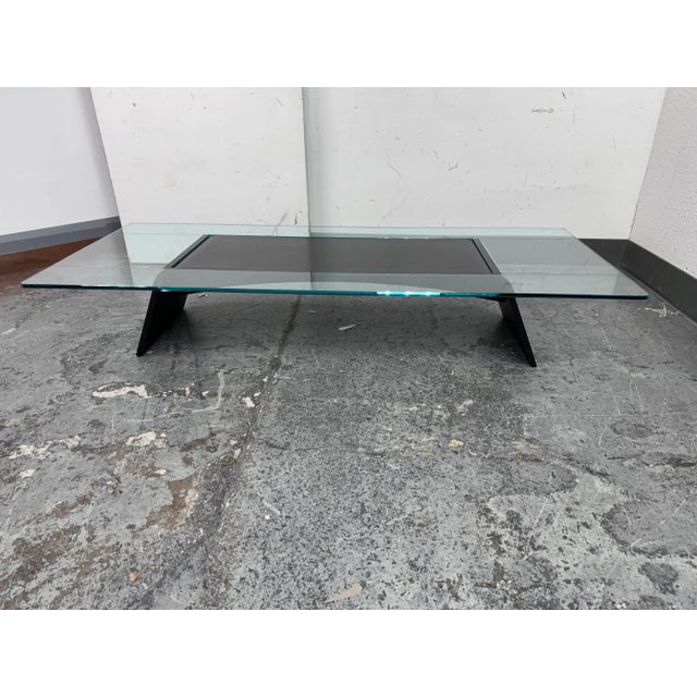 Roche Bobois Rectangular Glass Coffee Table | Chairish