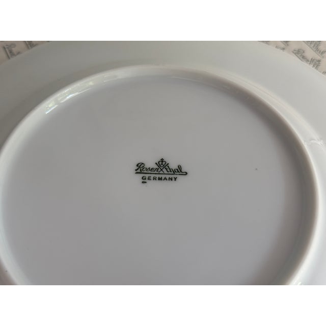 Item: Breakfast plate 20,5 cm Manufacturer: Rosenthal Series: Asimmetria Decoration: White Material: Porcelain Condition:...