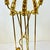 1970s 1970s Vintage Hollywood Regency Brass Blesbok Antelope Horn Fireplace Tools - Set of 5 For Sale - Image 5 of 16
