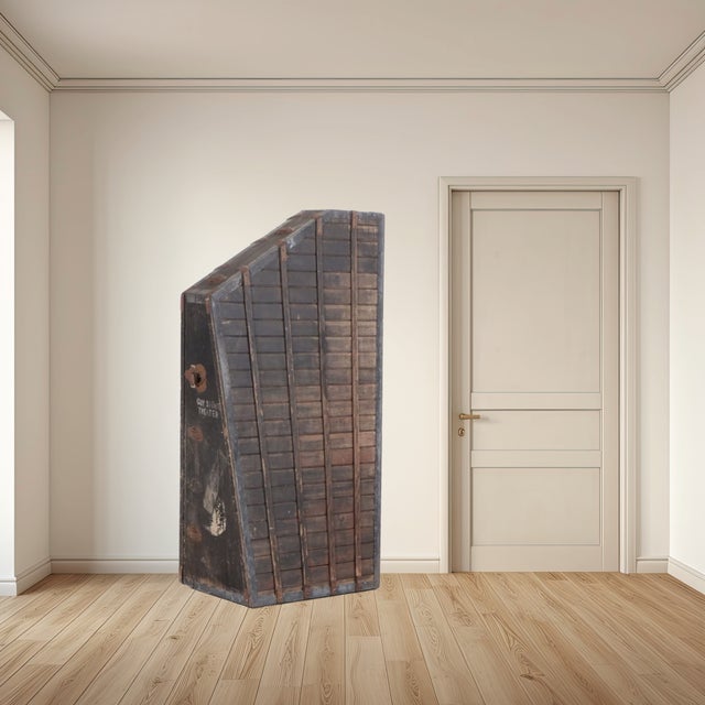 Antique Harp Case Trunk "American Harp Works" "Guy Stone Theater" For Sale - Image 9 of 9