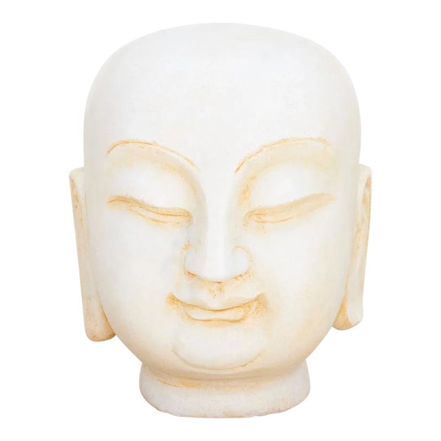 Large Marble Meditative Buddha Statue For Sale