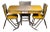 Vintage "Plasticove" Dinette Table and Chair Set by Western Plastics For Sale
