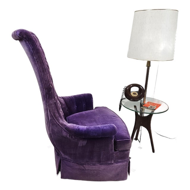 Hollywood Regency High Back Chair For Sale