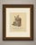 This is an original antique copper engraving from 1757, colored by hand, lettered "an undress of the dutchess of...