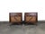 This striking pair of mid-century modern nightstands exemplifies refined craftsmanship and sculptural design. Each...