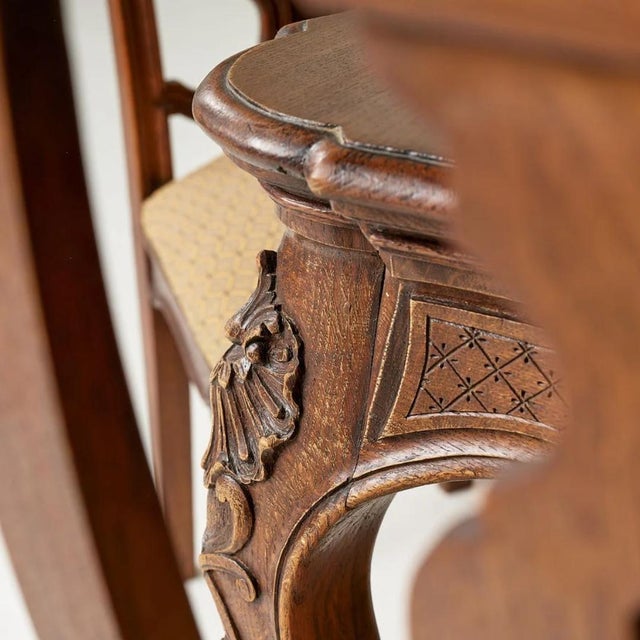 20th Century Belgian Oak Dining Table For Sale In Birmingham - Image 6 of 6