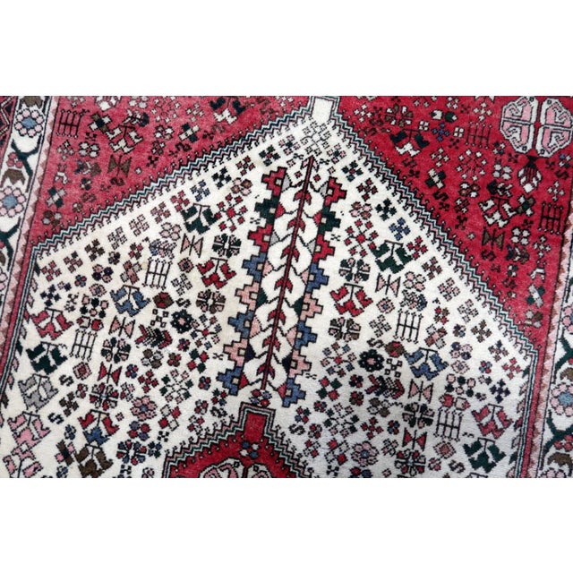 Tribal 1970s Handmade Vintage Persian Malayer Rug For Sale - Image 3 of 12