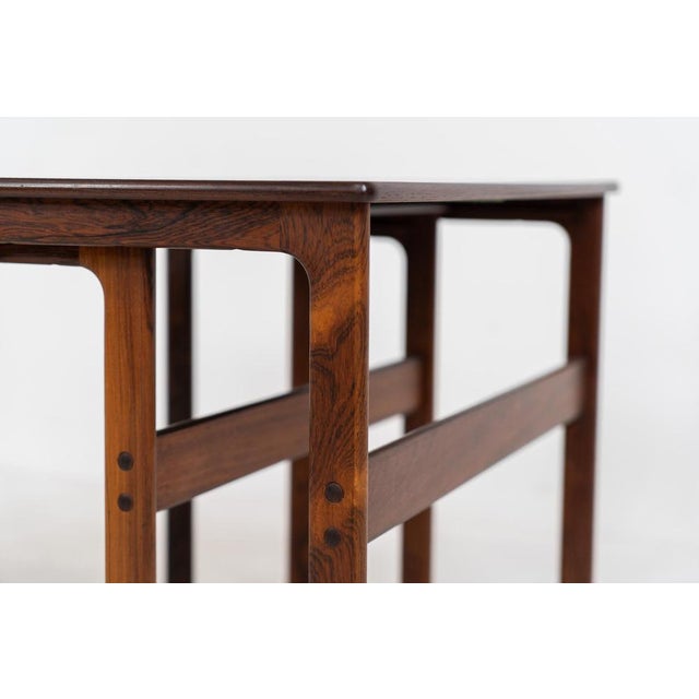 Model 219 Nesting Tables by Johannes Andersen & Illum Wikkelso, Set of 3 For Sale - Image 10 of 14
