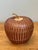 This charming vintage Shanghai weave rattan apple is a masterwork of traditional basketry, blending whimsical design with...