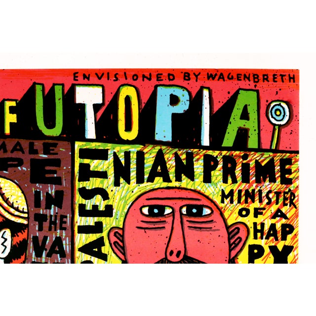 2000 Contemporary German Poster the Art of Utopia Chairish