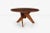 Contemporary Arthur Espent Carpenter Three Leg Table Walnut Dining Table 1960 For Sale - Image 3 of 12