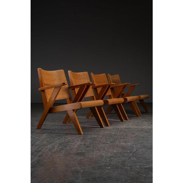 Modern Modernist Armchairs by Rohé, 1960s, Set of 4 For Sale - Image 3 of 12