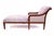 A unique chaise longue, France, early 20th century. Very good condition, after professional renovation and new upholstery....