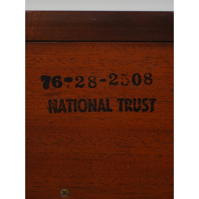 Kindel National Trust 3 Drawer Empire Flame Mahogany Sideboard For Sale - Image 18 of 18