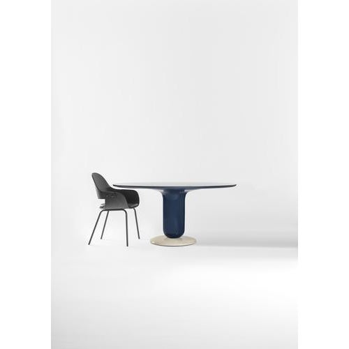 Blue 190 Explorer Dining Table with Glass by Jaime Hayon for BD Barcelona For Sale - Image 4 of 13