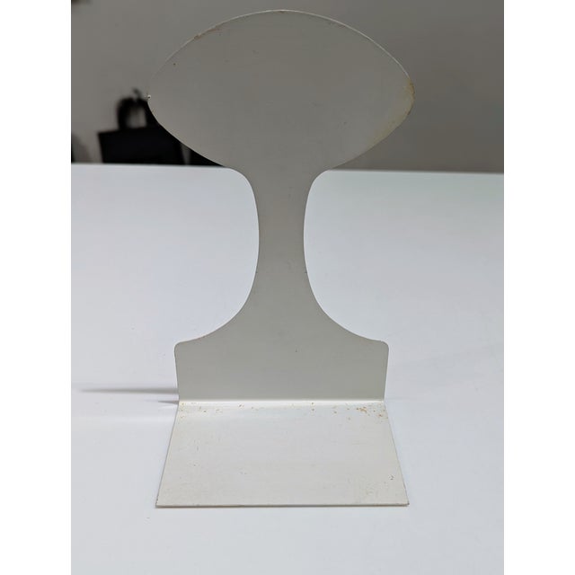 1960s Mid-Century Japanese Painted Steel Bookend For Sale - Image 5 of 6