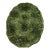 Mid 20th Century Italian Green Leaf Oval Platter For Sale