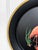 Mid-Century Florida Regency Flamingo Metal Round Serving Tray Wall Art - 19" For Sale - Image 6 of 9