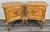 Vintage French Oak Bedside Tables, Set of 2 For Sale - Image 5 of 11