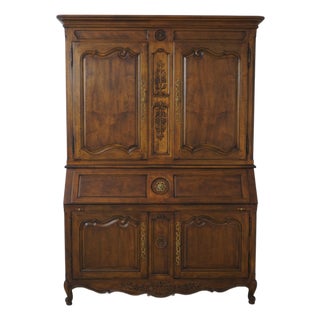 Henredon Country French Large Secretary Desk For Sale