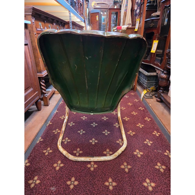 1930s Mid-Century Patio Chair Clam Shell Art Deco 1936 -1944 For Sale - Image 5 of 6