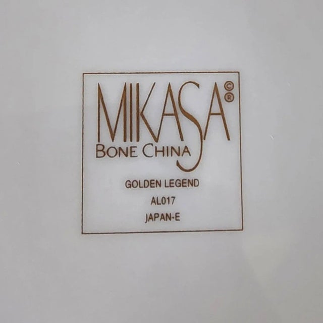 Ceramic 1990s Mikasa Turtle Pattern Bone China Plate For Sale - Image 7 of 8