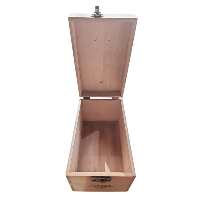 1940s Esquire Shoe Valet De Luxe Shoeshine Box With Brushes For Sale In Atlanta - Image 6 of 8