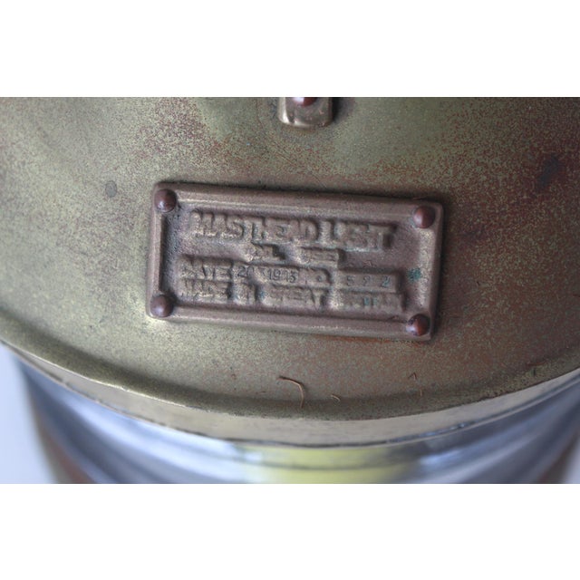 Vintage British Brass Glass Rope Marine Masthead Light Lantern Lamps-a Pair For Sale - Image 16 of 17