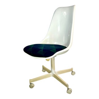 Mid Century Shell Office Desk Chair For Sale