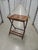 Vintage Faux-Tortoise Bamboo Folding Side Table/Drinks Table For Sale - Image 6 of 7