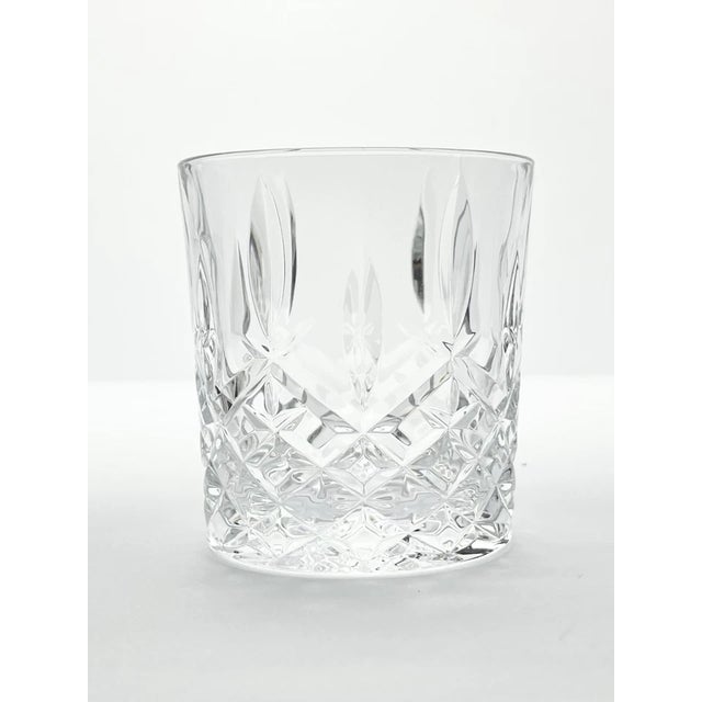 Contemporary Waterford (Marquis) “Markham” 4 Crystal Double Old Fashioned Glasses For Sale - Image 3 of 6