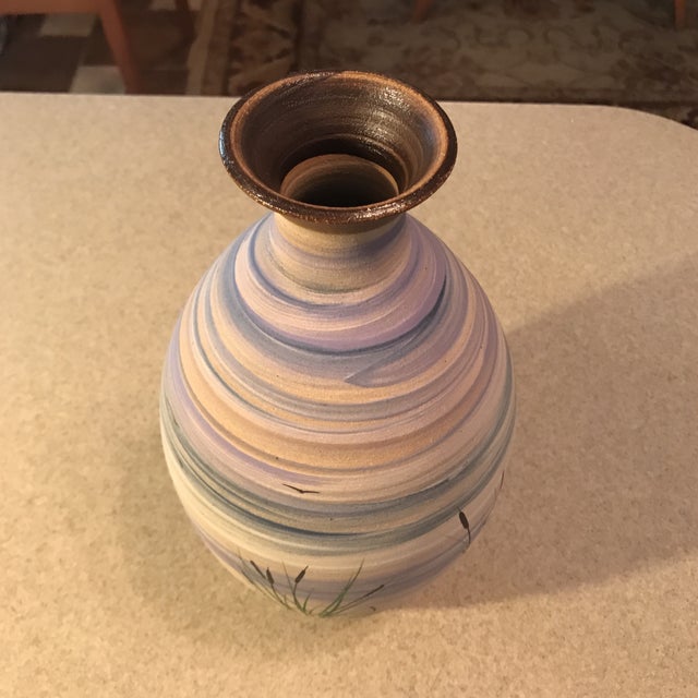 Hand Painted Pottery Vase Chairish