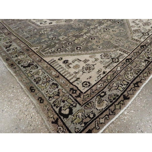 Galerie Shabab Collection Mid-20th Century Persian Malayer Accent Rug For Sale In New York - Image 6 of 8