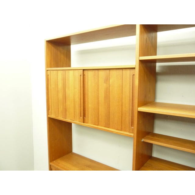 Danish Teak Wall Unit by Hans J. Wegner for Ry Møbler, 1960s For Sale - Image 4 of 18