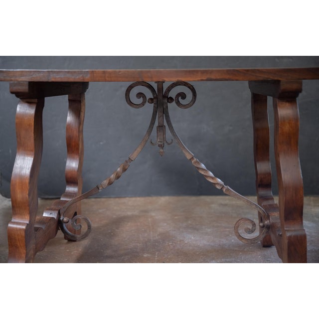Spanish Baroque Console or Fratino Table From the 19th Century For Sale - Image 9 of 9