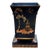 Black & Gold Tole Chinoiserie Cache Pot Waste Basket For Sale